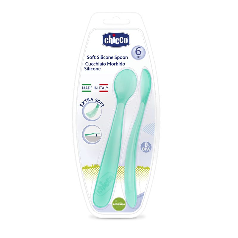 Soft Silicone Spoon Bi-pack 6m+ image number null